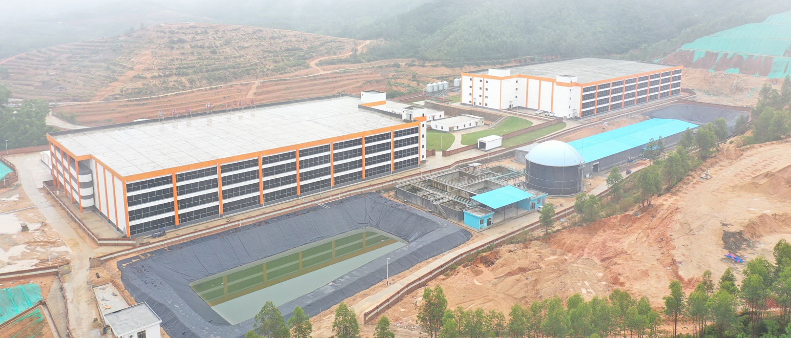 โครงการฟาร์มเลี้ยงหมูหลายชั้น Guangdong Jinxinnong
